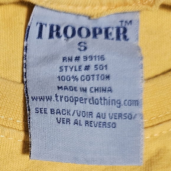 Kid's US Navy T-shirt by Trooper Size S - Picture 5 of 5